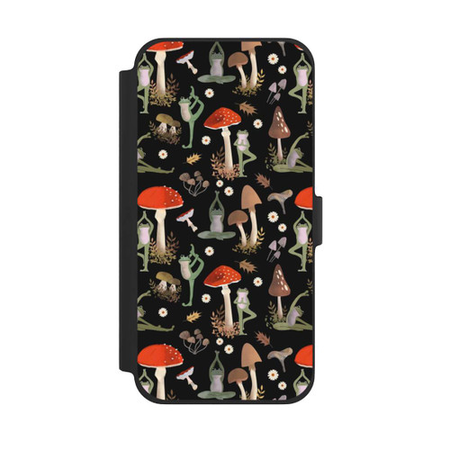 Apple iPhone 13 Pro Max NIVOflip Yoga Frogs with Mushrooms