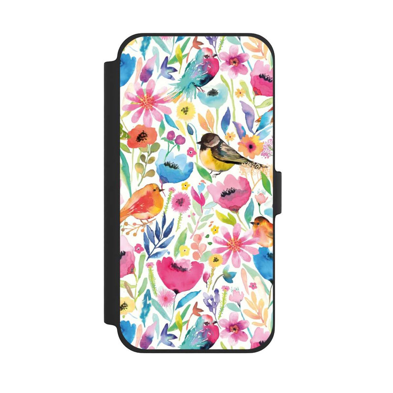 iPhone 13 Pro Max NIVOflip Whimsical Birds and Flowers
