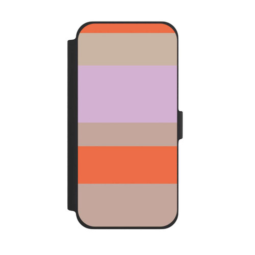 Apple iPhone 13 Pro Max NIVOflip Moca Lila Orange Stripes