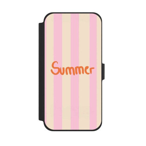 Apple iPhone 13 Pro Max NIVOflip Summer Pink And Orange Stripes