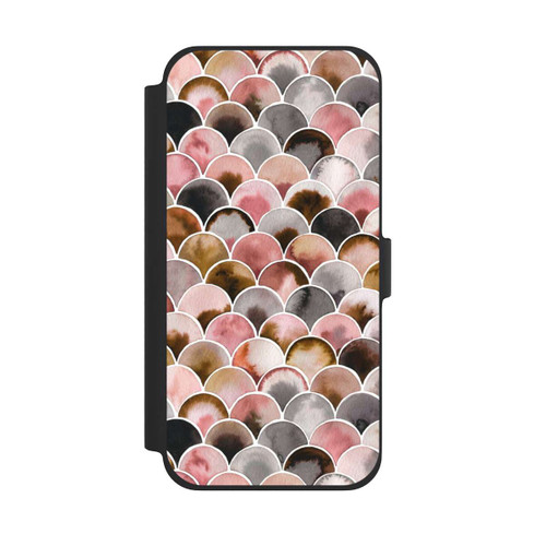 Apple iPhone 13 Pro Max NIVOflip Japandi Scales Pink Brown