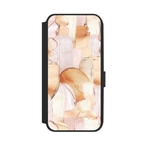 Samsung Galaxy A14 5G NIVOflip White/Gold Brush Pattern