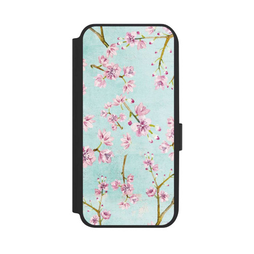 Samsung Galaxy A14 5G NIVOflip Cherry Blossom Twigs Pattern Light Blue