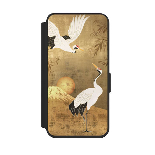 Samsung Galaxy S24 NIVOflip Cranes Gold Japan 1