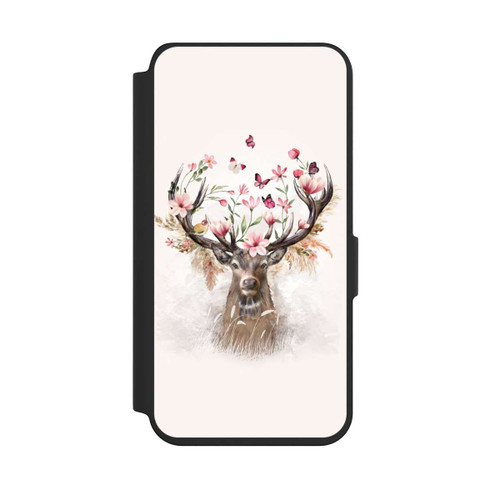 Samsung Galaxy S24 NIVOflip Deer Flowers Antlers