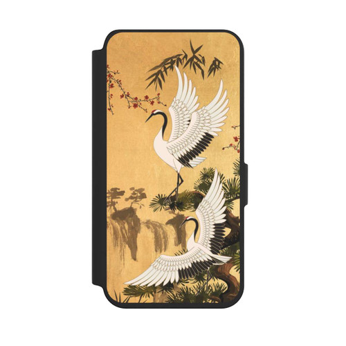 Samsung Galaxy S24 NIVOflip Cranes Gold Japan 2