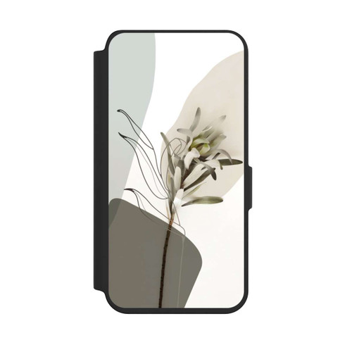 Samsung Galaxy S24 NIVOflip Boho Line Art Olive Green
