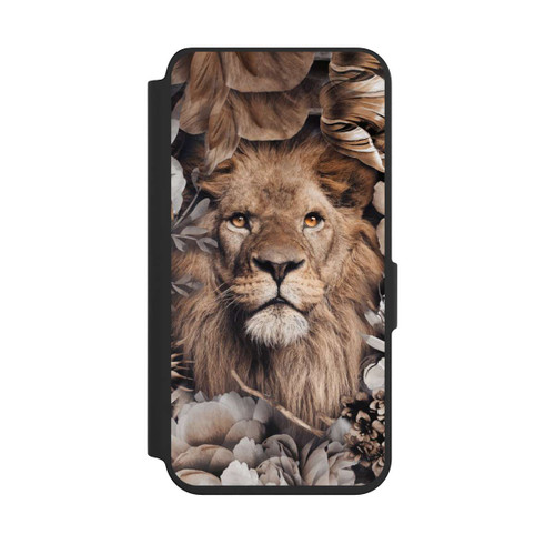Samsung Galaxy S24 NIVOflip Lion Flower Frame beige