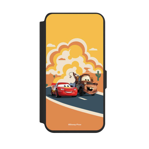 Samsung Galaxy S24 NIVOflip Disney Cars Lightning McQueen Und Hook on the Road