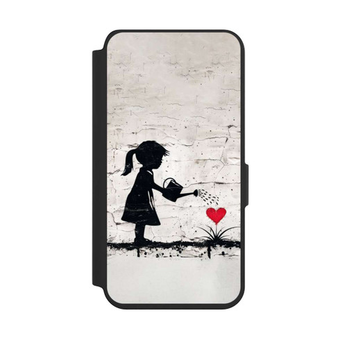 Samsung Galaxy S24 NIVOflip Girl Watering Bunch of Flowers 