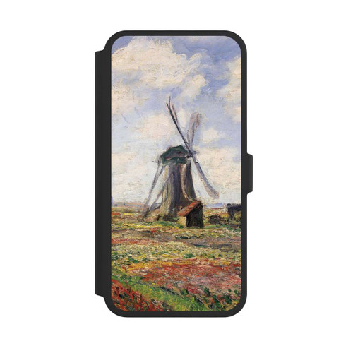 Apple iPhone 16 Pro Max NIVOflip Tulip Fields with the Rijnsburg Windmil by Claude Monet