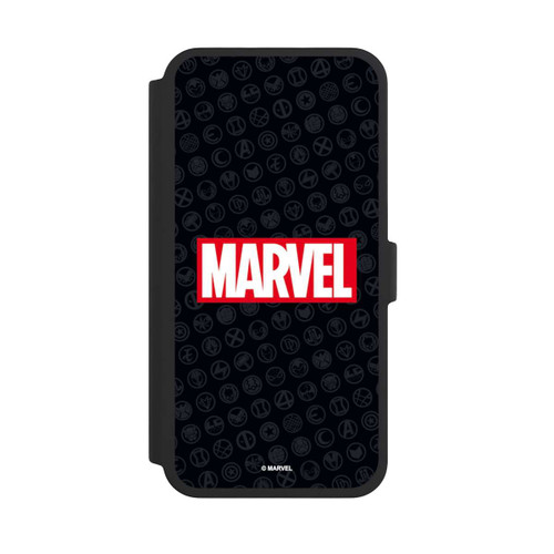 Apple iPhone 16 Pro Max NIVOflip Marvel Logo Black Red 