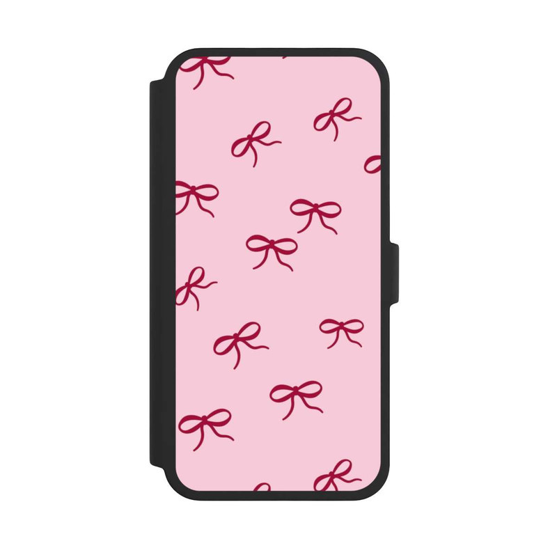 iPhone 16 Pro Max NIVOflip Bows Red Pink Pattern