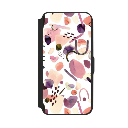 Samsung Galaxy A16 5G NIVOflip Watercolor Abstract Pieces Mauve