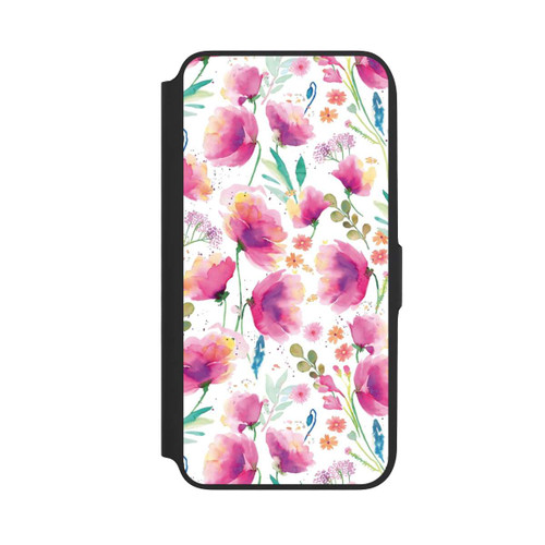 Samsung Galaxy A16 5G NIVOflip Watercolor Abstract Poppies