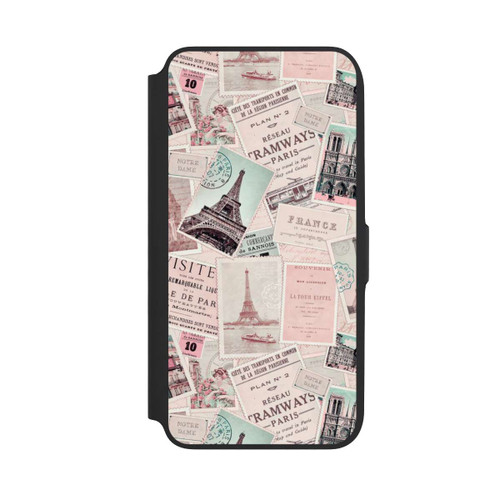 Samsung Galaxy A16 5G NIVOflip Vintage Paris Postcards Pattern