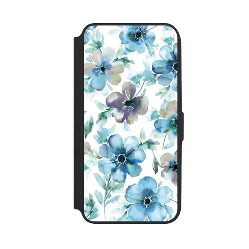 Samsung Galaxy A16 5G NIVOflip Blue Flower Pattern Trendy