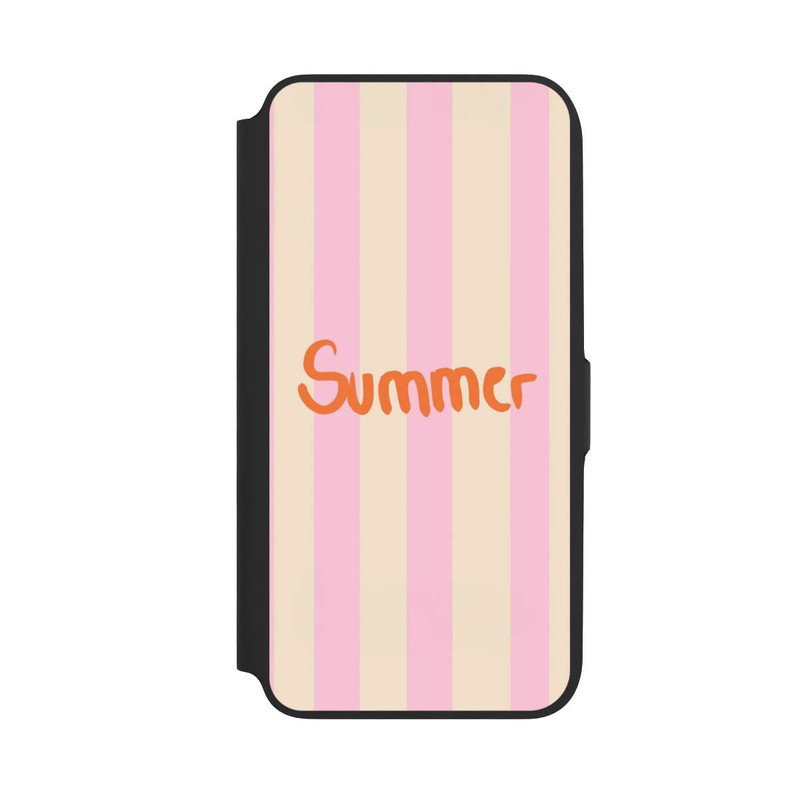 Galaxy A16 5G NIVOflip Summer Pink And Orange Stripes