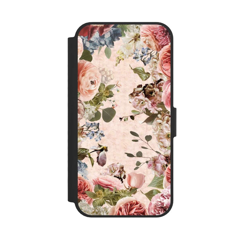 iPhone 16e NIVOflip Flower Frame Peonies Pastel