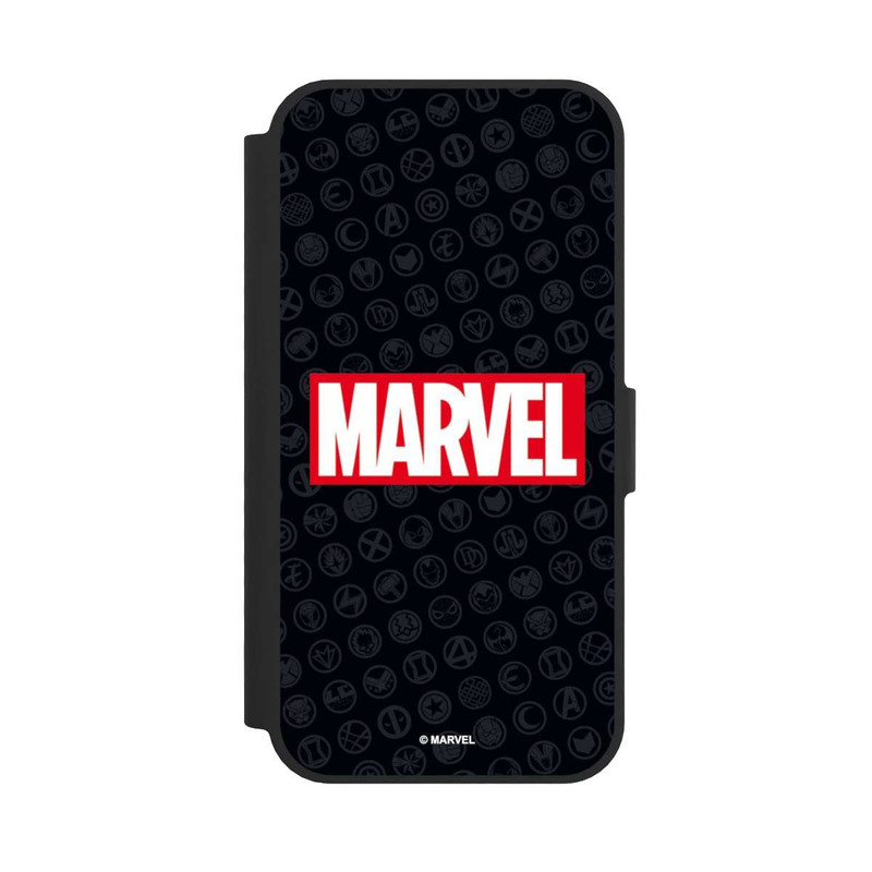 iPhone 16e NIVOflip Marvel Logo Black Red 