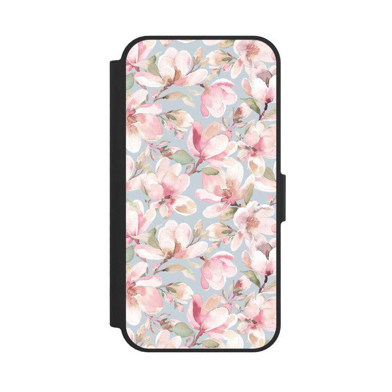 iPhone 16e NIVOflip Magnolia flowers pastel pink