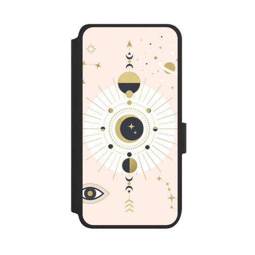 Samsung Galaxy S25 NIVOflip Abstract Rose Gold Look