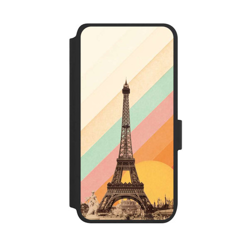 Samsung Galaxy S25 NIVOflip Eiffel Tower Rainbow