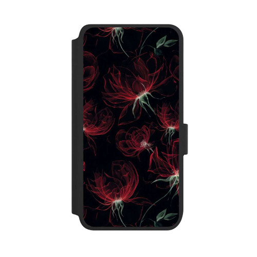 Samsung Galaxy S25 NIVOflip Red Flowers Wallpaper