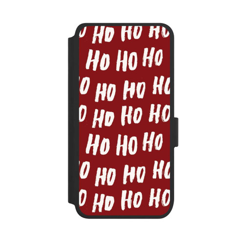 Samsung Galaxy S25 NIVOflip Ho Ho Ho Christmas Red Pattern