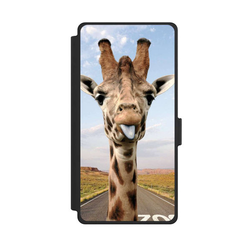 Samsung Galaxy S25 Ultra NIVOflip Giraffe On Road