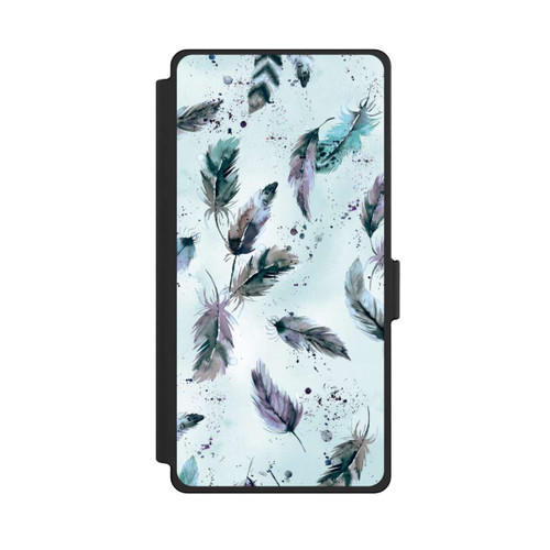 Samsung Galaxy S25 Ultra NIVOflip Magical Feathers Soft Blue