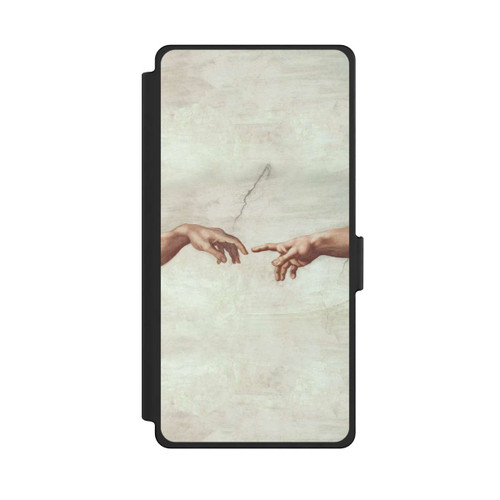 Samsung Galaxy S25 Ultra NIVOflip Hands of God and Adam by Michelangelo Buonarroti
