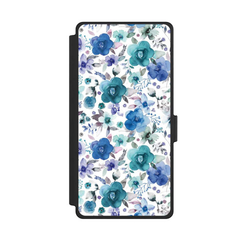 Samsung Galaxy S25 Ultra NIVOflip Winter Floral Bouquets Blue