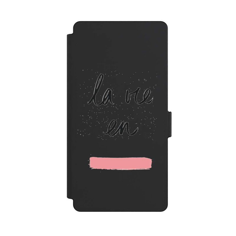 Galaxy S25 Ultra NIVOflip La vie en Pink Transparent