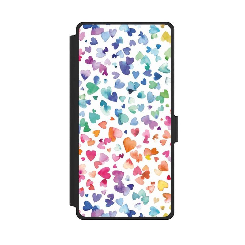 Galaxy S25 Ultra NIVOflip Watercolor Love Hearts