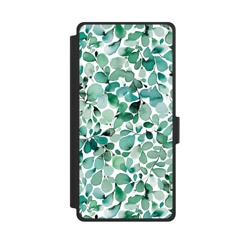 Samsung Galaxy S25 Ultra NIVOflip Watercolor Pattern Leaffy Leaves