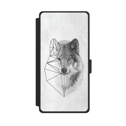 Samsung Galaxy S25 Ultra NIVOflip Polygonic Wolf