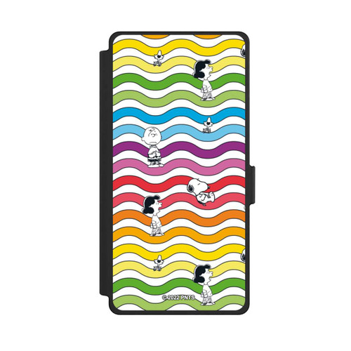 Samsung Galaxy S25 Ultra NIVOflip Snoopy Pattern Rainbow