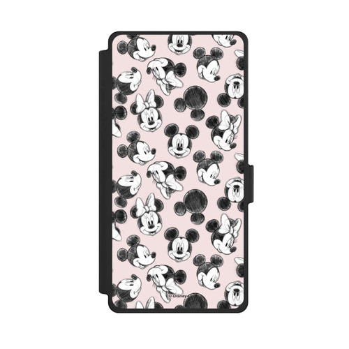 Samsung Galaxy S25 Ultra NIVOflip Minnie &amp; Mickey Many Faces Pink