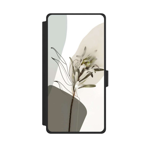 Samsung Galaxy S25 Ultra NIVOflip Boho Line Art Olive Green