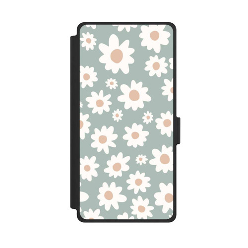 Samsung Galaxy S25 Ultra NIVOflip Daisy Flower Seamless Pattern Green