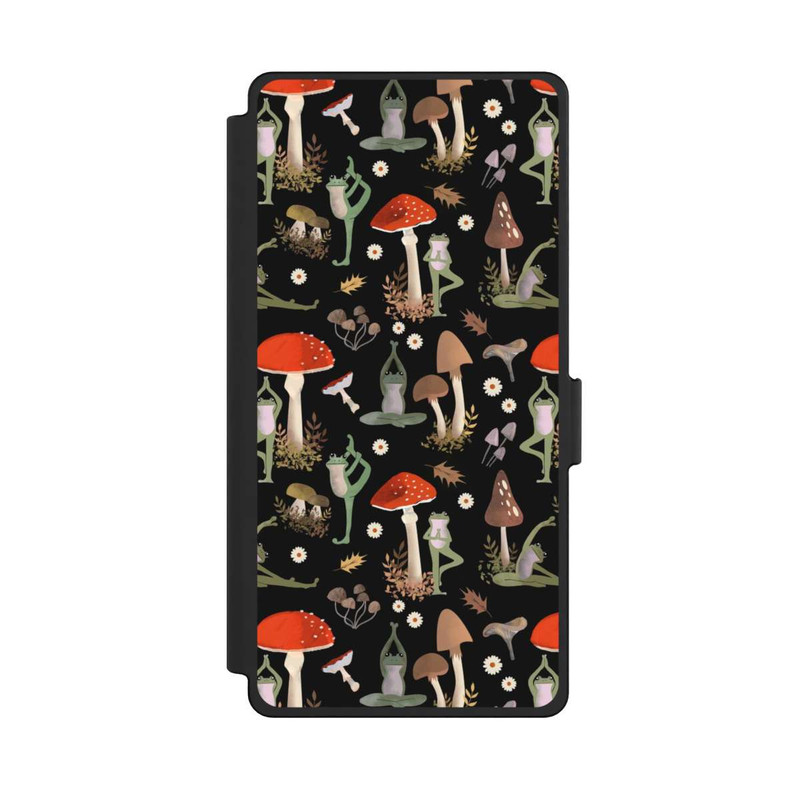 Galaxy S25 Ultra NIVOflip Yoga Frogs with Mushrooms