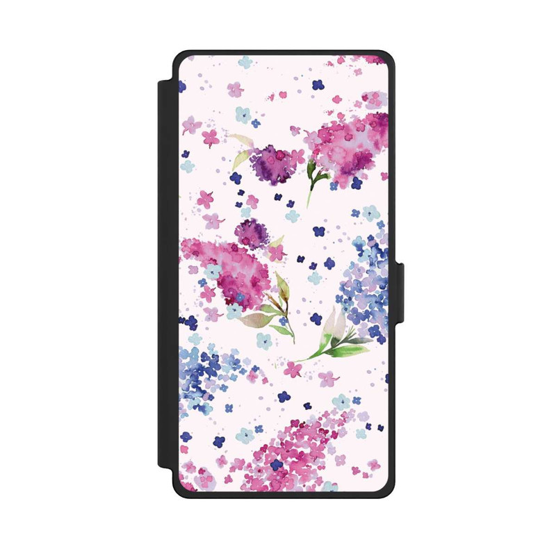 Galaxy S25 Ultra NIVOflip Floral Hydrangeas Lilac Pink