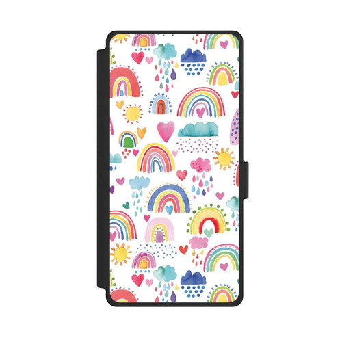 Samsung Galaxy S25 Ultra NIVOflip Lovely Rainbows Multi Red