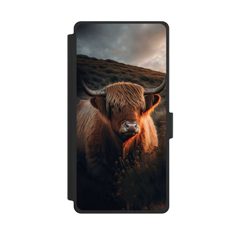 Galaxy S25 Ultra NIVOflip Highland Cow With Big Horns with AI