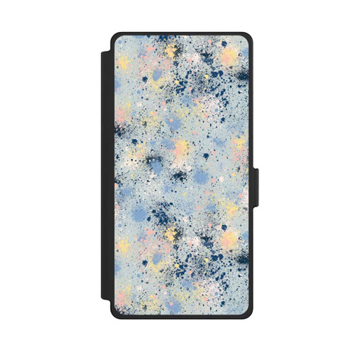 Samsung Galaxy S25 Ultra NIVOflip Ink Dripping Dust Texture Blue