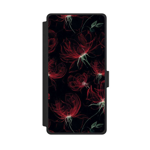 Samsung Galaxy S25 Ultra NIVOflip Red Flowers Wallpaper