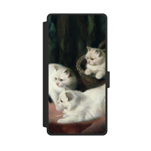 Samsung Galaxy S25 Ultra NIVOflip Three White Angora Kittens