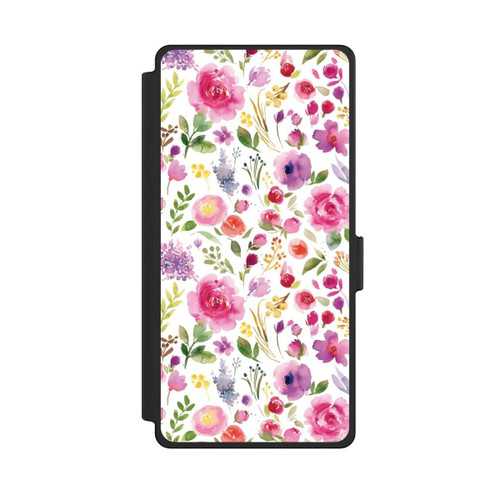 Samsung Galaxy S25 Ultra NIVOflip Roses Flowers Purple