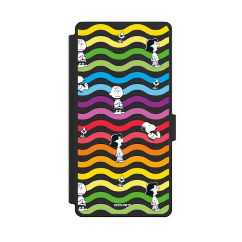 Samsung Galaxy S25 Ultra NIVOflip Snoopy Pattern Rainbow Transparent